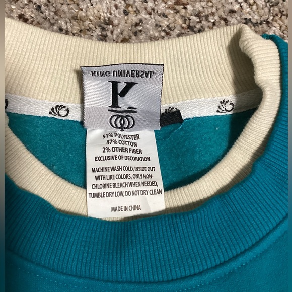 Vintage Peacock K King Universal Sweater Women Size 1XL Peacock Fall Winter - Picture 7 of 7